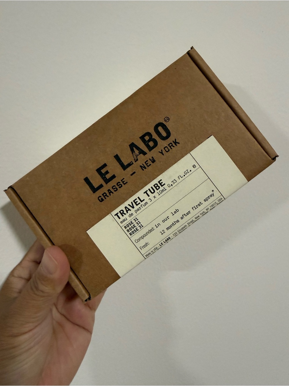 Le Labo Rose 31 Travel Tube Refill Trio,  New & Sealed $195 Value